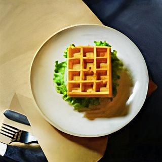 Сендвіч-вафля с ананасом та куркою (270г)