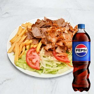 Kebab na talerzu + Pepsi 0,5l