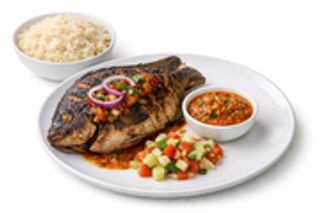 Carpe Braisée & Attiéké