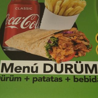 Menú Dürüm De Ternera