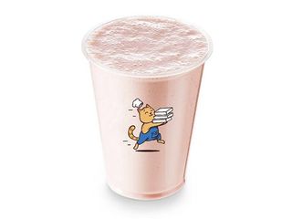 Полуничний молочний коктейль (400ml)