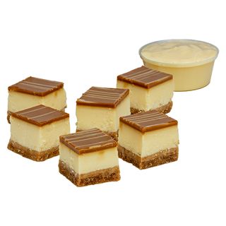 Salted Caramel Cheesecake Bites