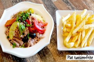 Plat Tunisien Avec Frite
