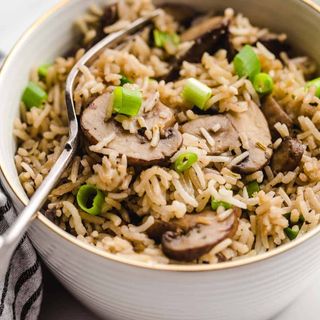 Mushroom rice / Arroz com cogumelos