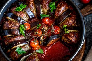 Патладжан Кебап С Телешки Кюфтета (350г)