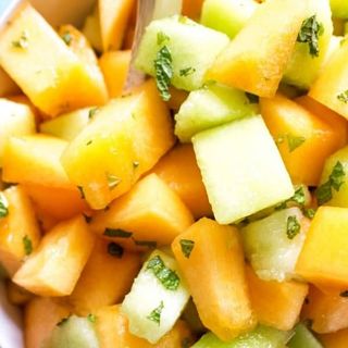 Mango melon salad