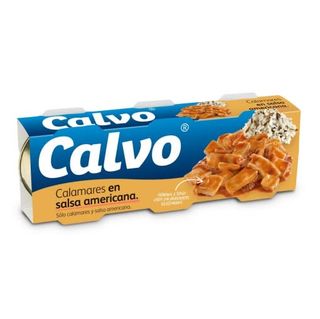 Calamares Salsa Americana Calvo 3x48gr