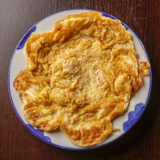 Omelette di gamberi
