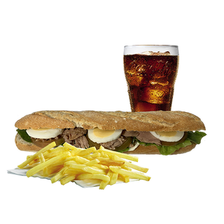 Menù vegetale al tonno