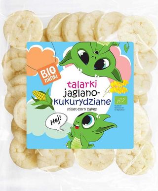 TALARKI JAGLANO-KUKURYDZIANE BIO 55 g - BIOMINKI