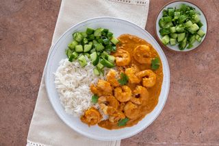Camarão Tikka Masala