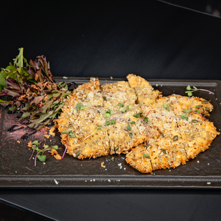 Snitel de porc umplut cu sunca si cascaval 