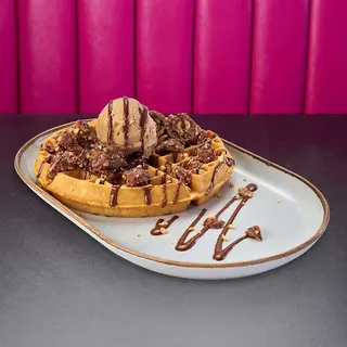  Hazelnut Choc with Ferrero Rocher Waffle