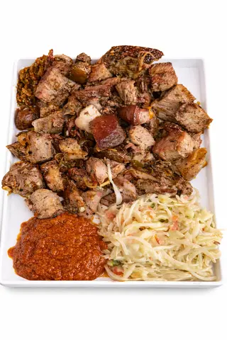 Porc Grillé & Attiéké