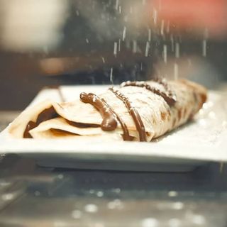 Crepe O Gofre Con Nutella