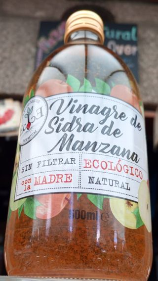 Vinagre ecológico de sidra de Manzana 500 ml.