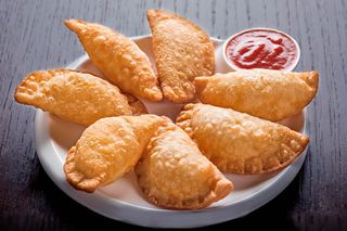 Мини чебуреки с говядиной