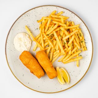 Pohane palačinke šunka sir s pomesom i tartarom