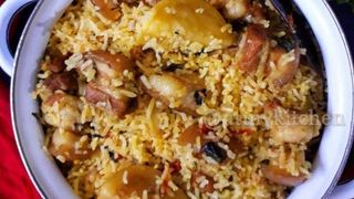 Pork biriyani
