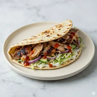 Piadina kebab