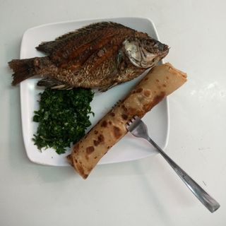 Fish Dry with Chapati