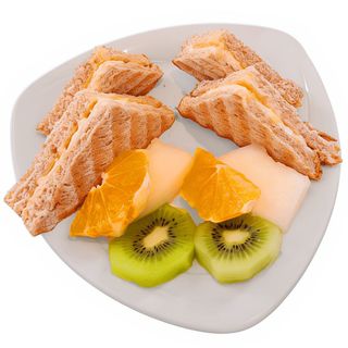 Tosta Queijo Creme e Compota de Limão