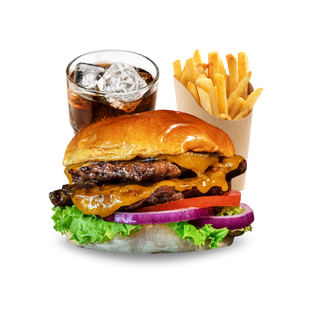 Menú doble hamburguesa Layali 