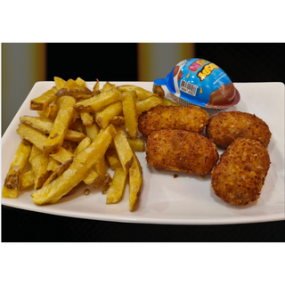 MENU NIÑO CROQUETA + BOTELLA DE AGUA