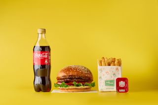 Комбо Двойной говяжий гамбургер