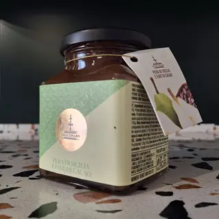 Confettura di Pere di Sicilia e fave di cacao Fiasconaro
