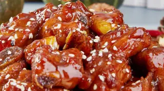 52. Costillas agridulces