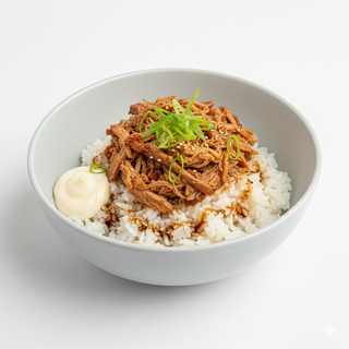 Pork Soy Mayo Rice Bowl