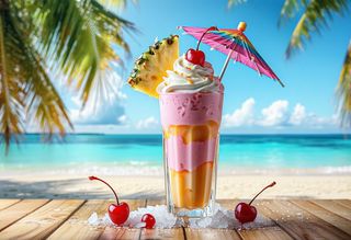 Смутита със замразен йогурт YOPS Бахама-Мама (330мл)