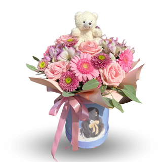 Flowerbox z misiem