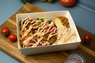 Донер в Тарелке Искандер с рисом (400г)