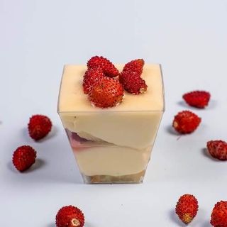 Mousse con fragoline