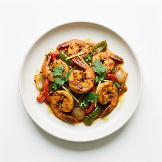 Langostinos Jalfrezi