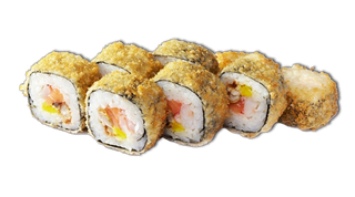 Гарячий рол креветка (8шт)