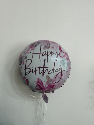 Balon z helem Happy Birthday