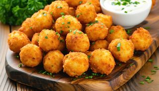 შემწვარი ყველის ბურთულები