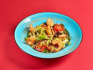 Салат з креветками (300g)