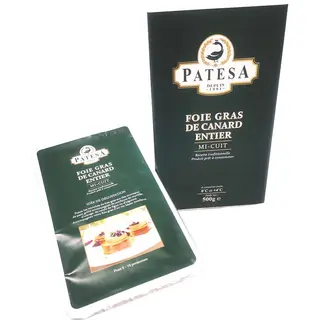 Rata foie gras bloc Patesa 500g