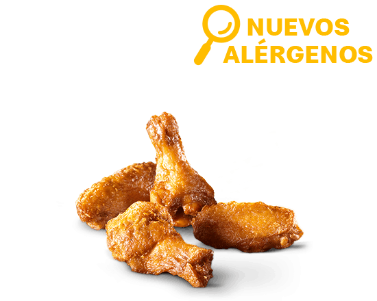 4 Alitas de pollo