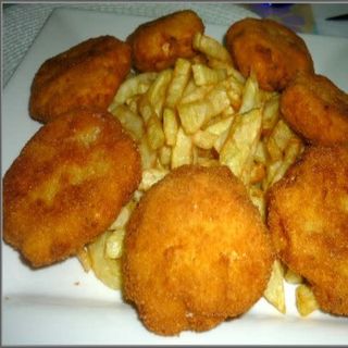 Nuggets De Pollo Con Patatas