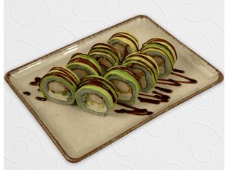 Авокадо рол з креветкою темпура (295g)