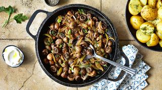 Грибы жареные