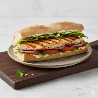 Sándwich De Pollo A La Plancha