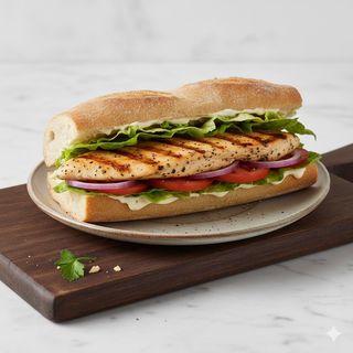 Sándwich De Pollo A La Plancha