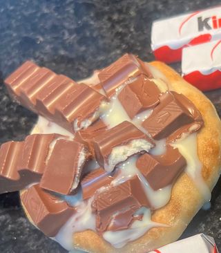 Kinder com chocolate branco 