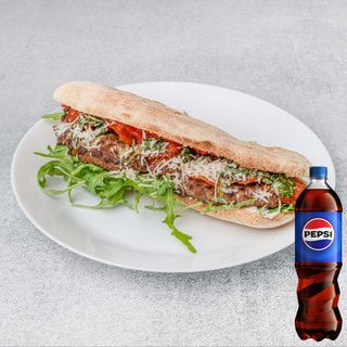 Kanapka Spicy Beef Italia + Pepsi 0,5l
